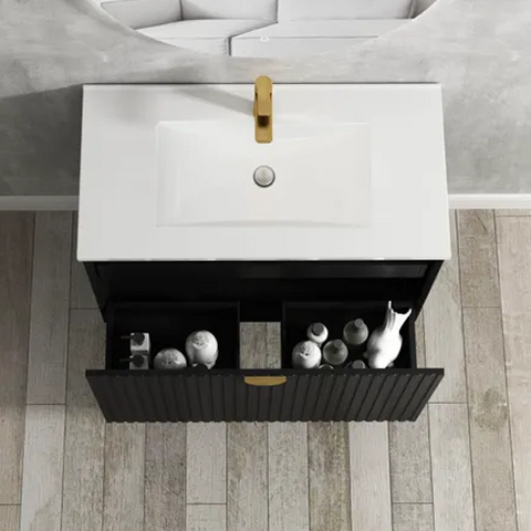 Vanity MARLO Wall Hung 900mm Matte Black