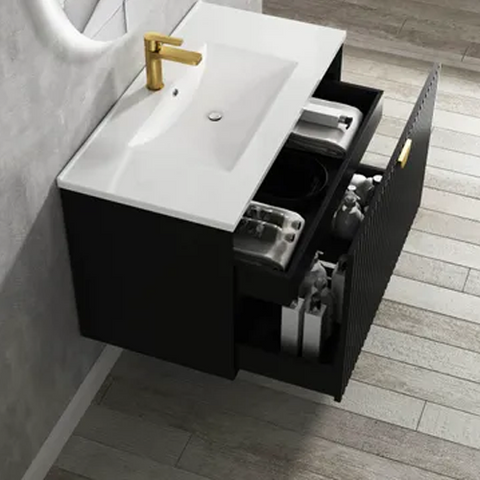 Vanity MARLO Wall Hung 900mm Matte Black
