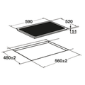 Häfele 60cm ceramic cooktop