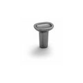 Häfele Textured Cabinetry Knob in graphite coloured