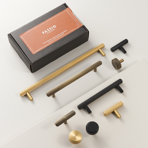 Lennox Solid Brass Handle | Black XS - L