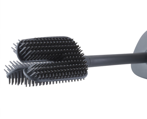Flex™ 360 Luxe Toilet Brush with Stainless-steel Finish Starter Set
