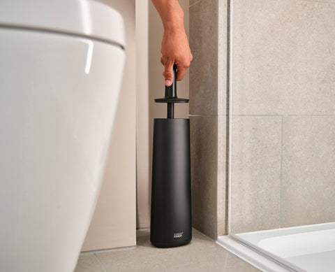 Flex™ 360 Matt Black Toilet Brush Starter Set