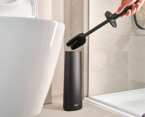 Flex™ 360 Matt Black Toilet Brush Starter Set