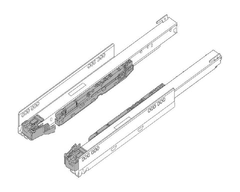 Blum LEGRABOX BLUMOTION S Carcase Runner Set