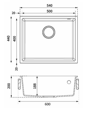 Platinum Quartz Single Bowl Sink