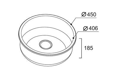 Abey Bar Sink Yarra Pr6
