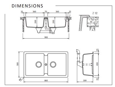 Schock Typos Double Bowl