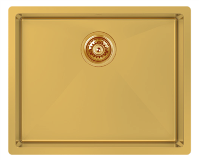 Piazza Single Bowl - Gold