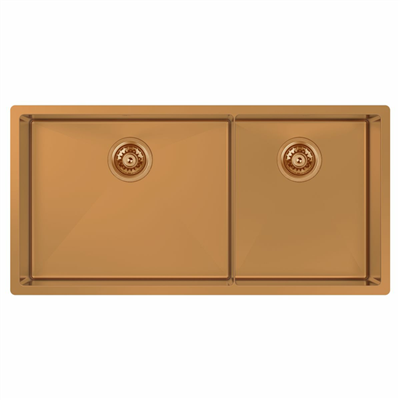 Abey Piazza Cr500dco 1 & 3/4 Bowl Artisan Copper