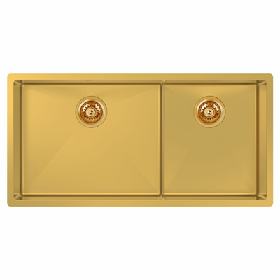 Abey Piazza Cr500dg 1 & 3/4 Bowl Eureka Gold