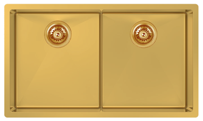 Abey Piazza Cr340dg Double Bowl Eureka Gold