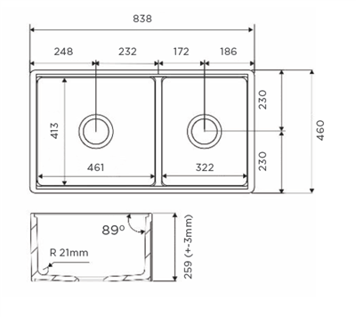 Legrande Chambord Butler Sink