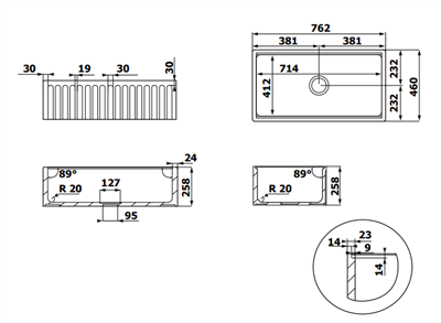 Legrande Chambord Butler Sink