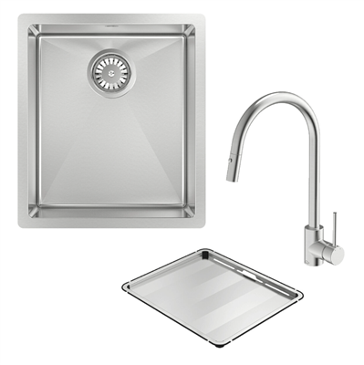 Alfresco Fra Series Sink, Tap and Drainer Bundle