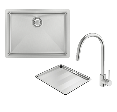 Alfresco Fra Series Sink, Tap and Drainer Bundle