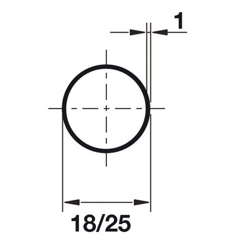 Round Wardrobe Rail