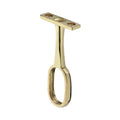 Rail Centre Support for Oval Wardrobe Rail Material: Zinc Alloy; Chrome PlatedZinc Alloy; Brass plated Notes: Comes only in 1 piece For Screw Fixing Suitable with following products: Oval Wardrobe Rail (Chrome, Brass or Nickel)Oval Wardrobe Rail (Silver,