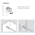 DressCode Wardrobe Rail end Support Material: Zinc Alloy Finish: Grey, White Suitable for: For rectangular wardrobe rail 34 x 18 mm Installation: On side panel inside the cabinet or on the Häfele Dresscode aluminium frame system Hafele