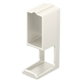 DressCode Wardrobe Rail Hook Area of Application: Hook for suspending handbags and scarves on the wardrobe rail Material: Plastic Finish: Traffic White Suitable for: For rectangular wardrobe rail 34x18 mm Installation: For sliding onto straight-edged ward