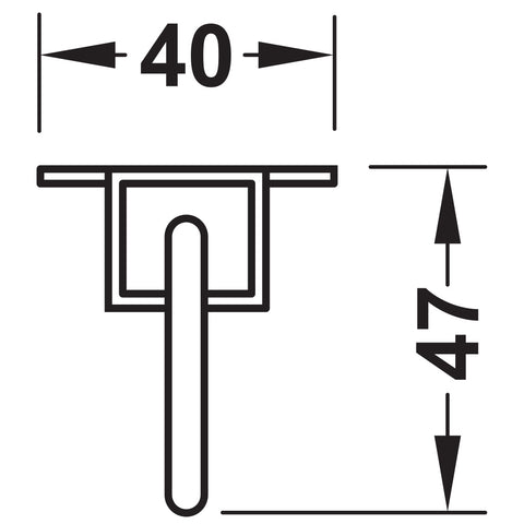 Häfele Extending Wardrobe Rail