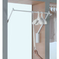 Wardrobe Lift Material: Clothes arm and rail: SteelPull rod, housing and connecting parts: Plastic Finish: WhitePull rod: Transparent Features: Integrated soft opening mechanism Load bearing capacity: 10 kg For internal cabinet width: 560 - 950 mm Install