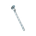 Coat Hanger Rail Material: Steel Finish: Polished Chrome Plated Features: Screw-on plate Ø60 mm Version: Folding Load Bearing Capacity: 5 kg Length: 295 mm Area of application: For screw fixing to side panel Hafele