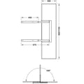 Pivot Pull-Out Mirror Material: Aluminium Finish: Silver Coloured AnodisedAnthracite Extension Length (mm): 350 Dimensions (mm): 450 x 38 (W x D) Height (mm): 5651155 Support: User Manual/Installation Instructions Hafele