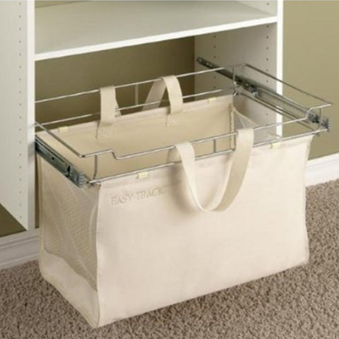 Pull Out Hamper - White