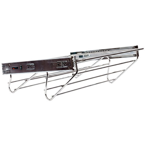 Starax Pull-Out Shoe Rack — Polished Chrome