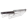 Starax Pull-out Shoe Rack Area of application: Pull-out shoe rack, full extension Material: Steel Finish: Chrome polished Capacity: 45 kg Carcase width: 450 mm600 mm900 mm Depth: 130 mm Dimensions (D x W): 130 x 450 mm130 x 600 mm130 x 900 mm Basket Dimen