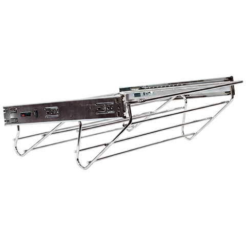 Starax Pull-Out Shoe Rack — Polished Chrome
