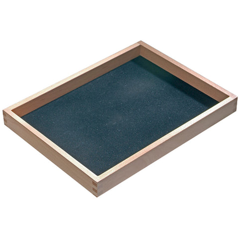 Häfele Jewellery Insert in beech with black-flocked interior