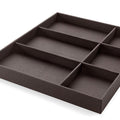 Night Multipurpose Tray Dimension: 400mm x 410mm440mm x 410mm Finish: Moka Brown NOTE: Available 4-6 weeks from order placement. Hafele