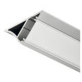 Profile 2193 , Häfele Loox Length: 2500mm Finish: Anodized Silver coloured Version: Milky diffuserProtruding, for push fittingCover: Milky Material: Aluminium Width: Diffuser: 16mmInternal: 16.6mm Supplied with: 1 x Aluminium Profile1x Milky Difuser Notes