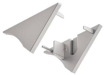 Häfele Loox End Cap for Profile 2193 in silver