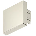 Häfele Loox5 End Cap for Profile 2102 in satin stainless steel