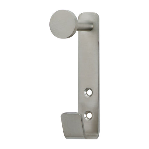 Häfele Coat Hook in brushed stainless steel