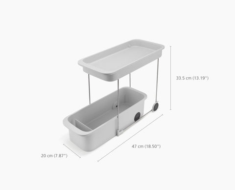 CupboardStore™ 2-Tier Easy-Access Storage Caddy