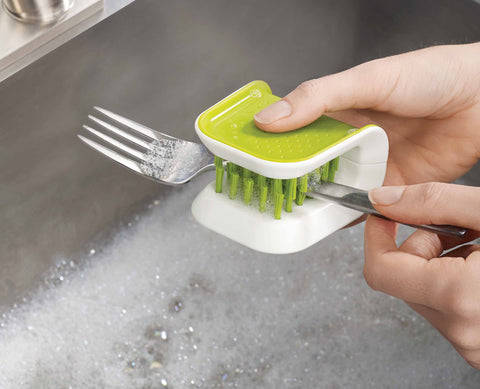BladeBrush™ Green Knife & Cutlery Cleaning Brush