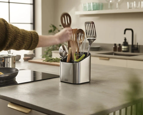 Surface™ Tiered Stainless-steel Utensil Pot