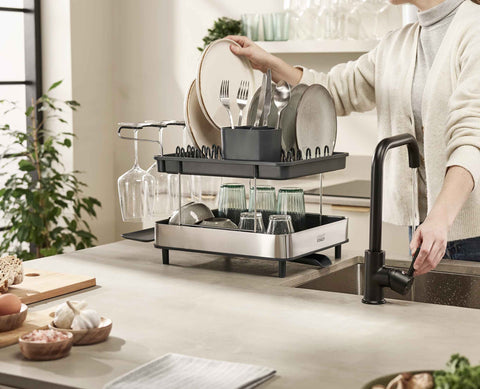 Excel™ Stainless-steel 2-Tier Dish Rack