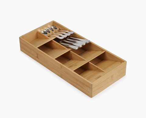 DrawerStore™ Bamboo Large Cutlery Organiser