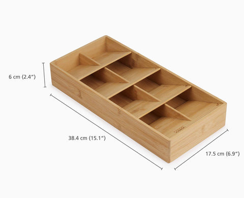 DrawerStore™ Bamboo Large Cutlery Organiser