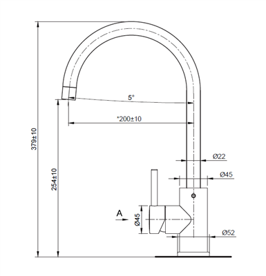 Gooseneck Sink Mixer