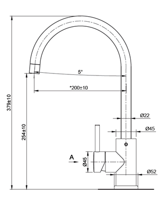 Gooseneck Sink Mixer