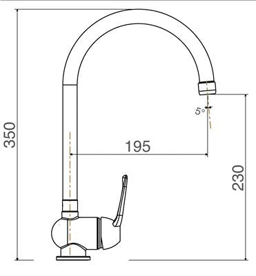 Abey Gooseneck Malibu P Mixer
