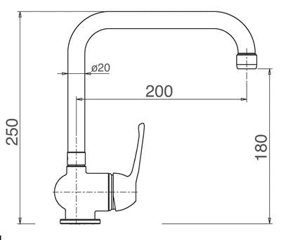 Abey Squareneck Malibu Q Mixer