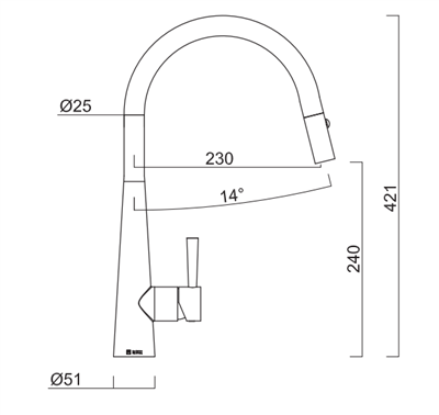 Gareth Ashton Kta014 Pull Out Mixer