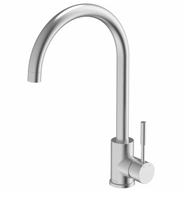 Goose Neck Kta029-Br Mixer Brushed Steel